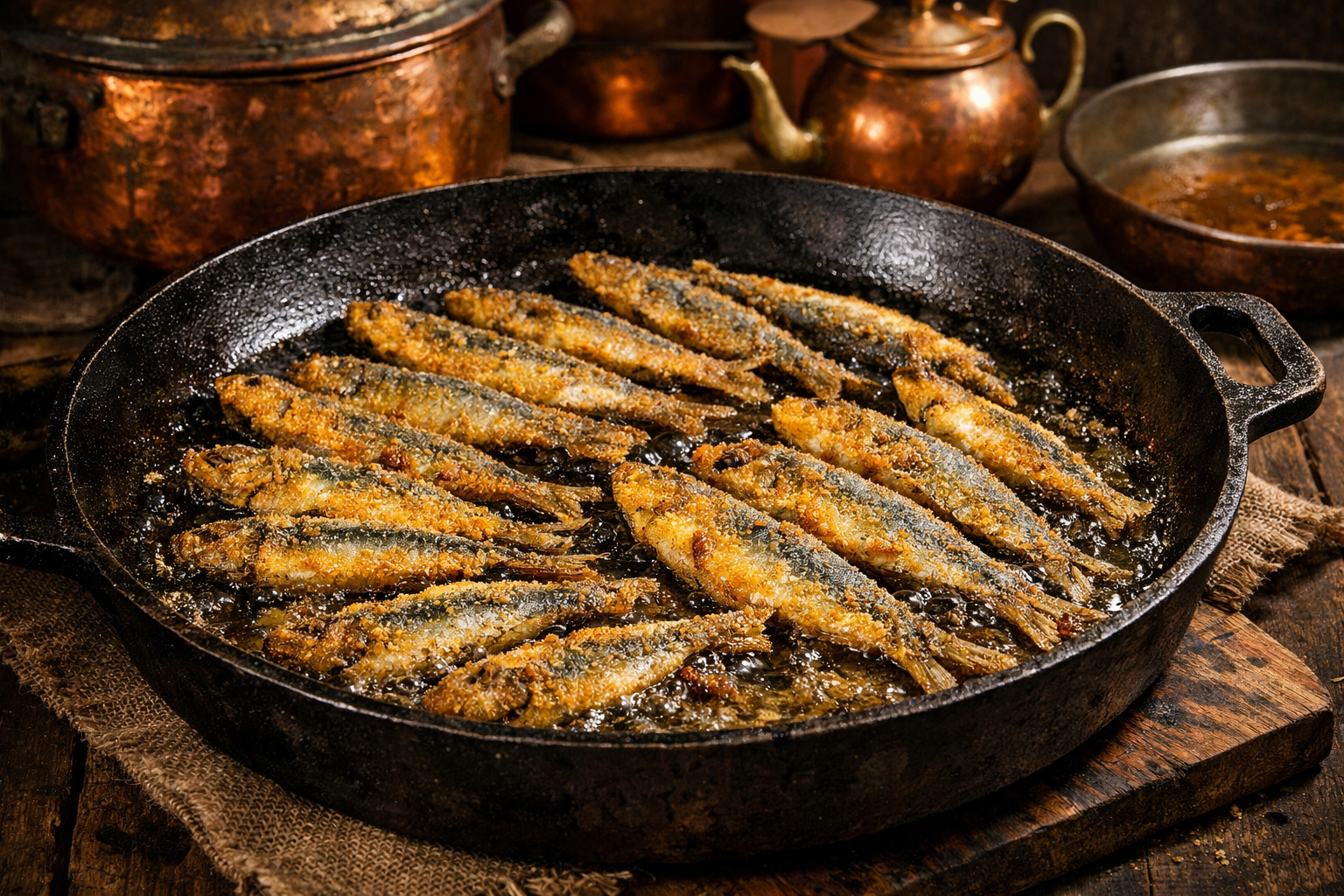 Tavada çıtır balık pişirme